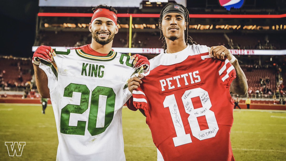 UW_Football's tweet image. Championship Sunday ☔️

@dmainy_13 vs. @King_kevvoo 

#PurpleReign x #ProDawgs