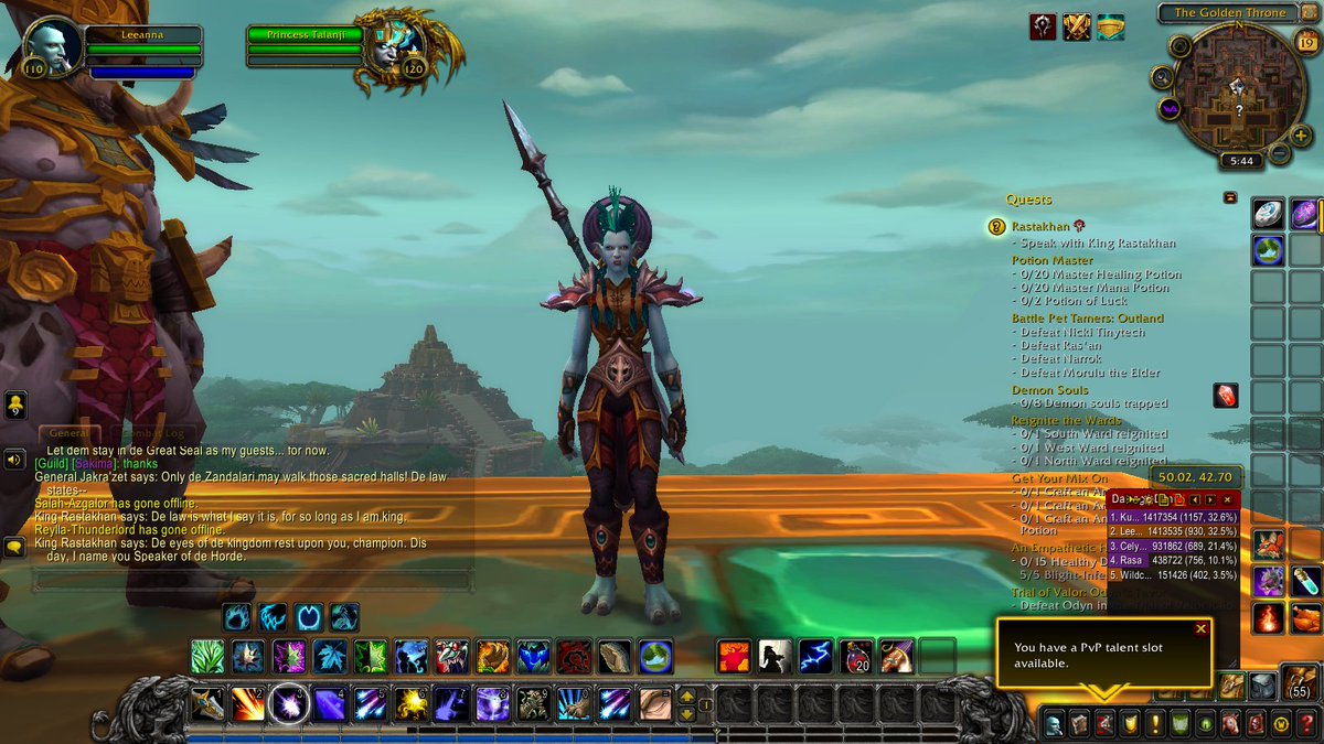 Time to start Battle for Azeroth Pathfinder, Part One. #time #NeverToLate #pathfinder #warcraft