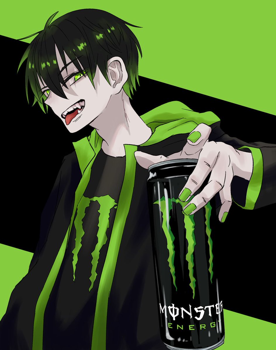 ট ইট র Mikko Monster モンスターエナジー擬人化してみた イラスト好きさんと繋がりたい モンスターエナジー 擬人化