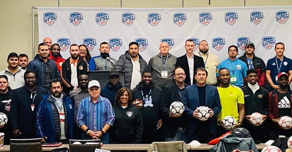 unationsfc's tweet photo. Another successful coaches #nscaa convention behind us #2020. 
Great #UPSL Summit in Baltimore with tremendous momentum into the future for the United Premier Soccer League.
Great meetings and great friends! Happy to speak to so many #UPSL clubs 400 strong in America! https://t.co/eoTz9xZJsy