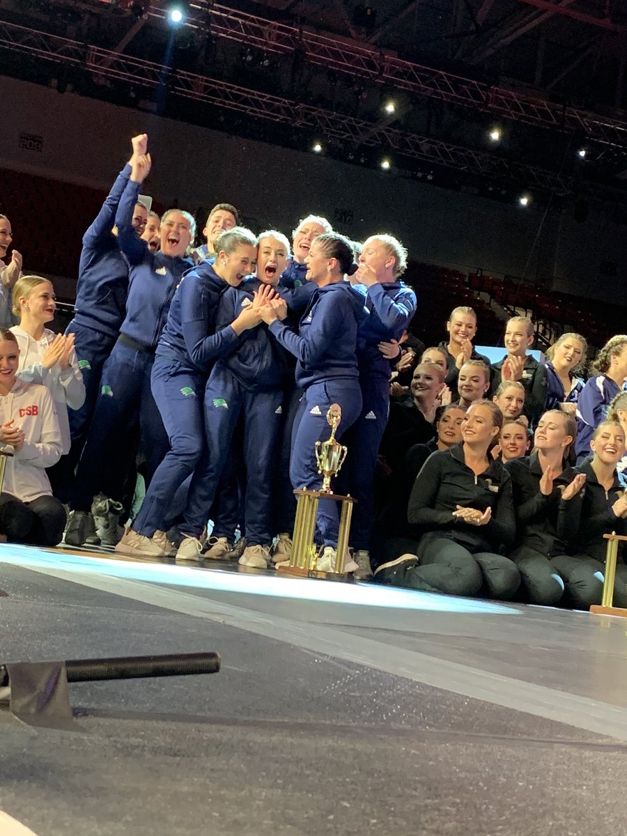 UDAnews's tweet photo. Congratulations Open Pom National Champions, Endicott College 🥇🏆 https://t.co/WJ5eaGNd1K
