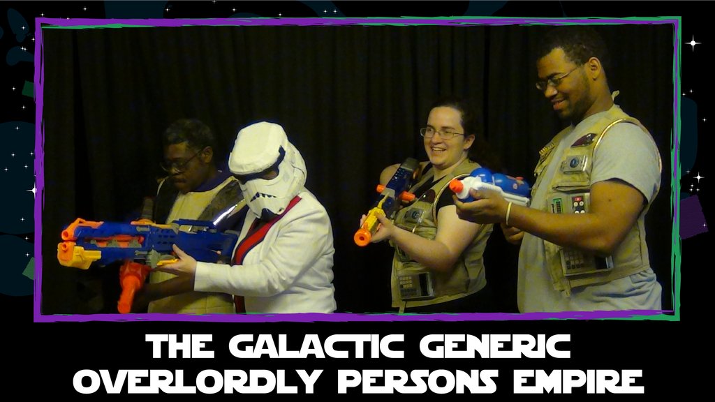 PlayerPatchwork's tweet photo. We're exploring the world of our sci-fi parody plays this weekend - the Patchwork Multiverse of Time &amp; Space!

The Galactic Generic Overlordly Persons Empire: often a sponsor of villainy and ally of corporate interests, they are an economic powerhouse that does bring order. https://t.co/SDgF0FkPjd