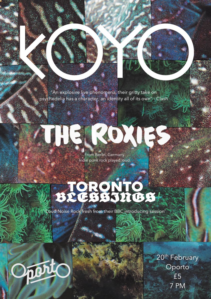 koyobloom's tweet photo. GIGS GIGS GIGS GIGS 🔥
Yes it's true! We're playing @Oportobar next month with our friends in #theroxiesberlin and @Getblessed666. DJ set coming from @empilbeam too 🤙
It's gonna be outrageous! 
TICKETS ➡ https://t.co/32WMUAr5U1 https://t.co/q1nCnTIe42