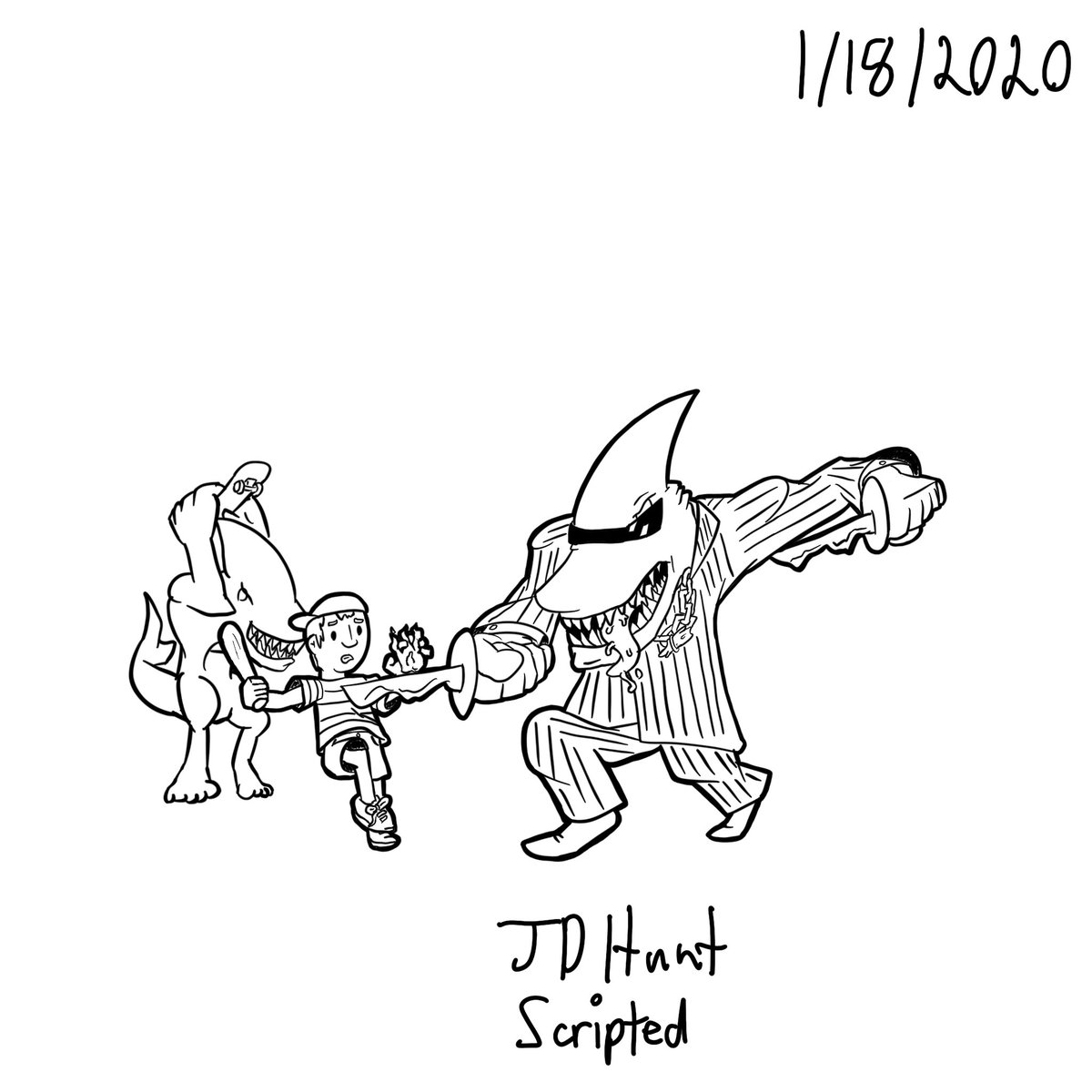 JDHuntScripted's tweet photo. So this is a better take on the Frank Phase I fight for my imaginary #DarkBound game. Didn’t really spend too much time on the trash mob, fun little idea all in all. Now to get Phase II done.
#art #mashup #Doodles https://t.co/uZmpOXouJy