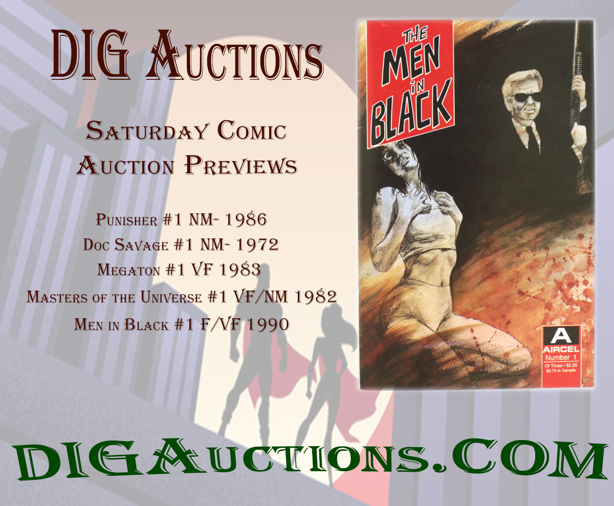 DIGAuctions's tweet photo. Here comes... The Men in Black #1! Up for auction now at https://t.co/XMBO1avN2k! 😎🕶️🍸🥂
#MenInBlack #Comic #MIB #Auction #Modern #onlineshopping #FirstIssue #DiamondGalleries #DIGAuction #Aircel https://t.co/5mZ4tROKR4