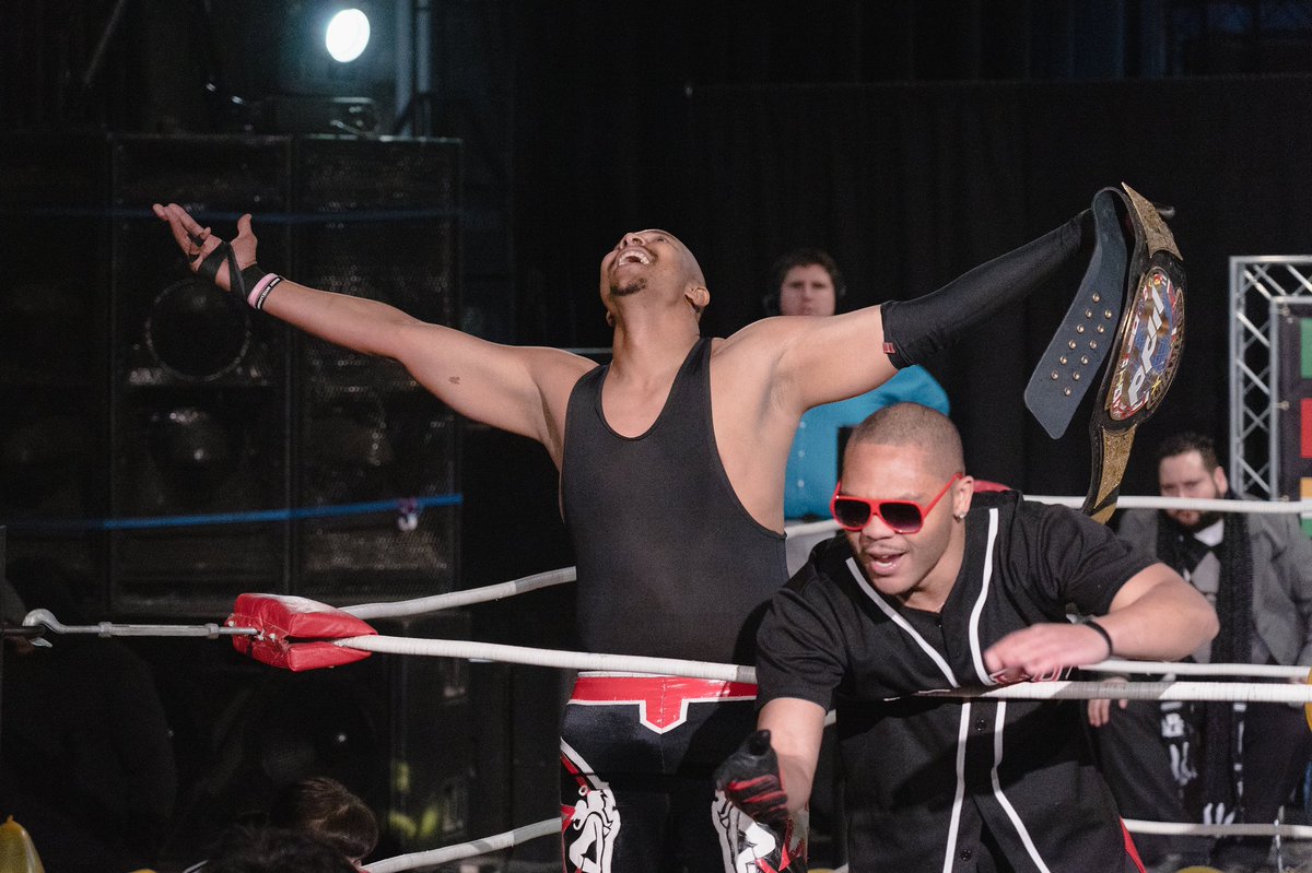 PPWPetaluma's tweet photo. Boyce LeGrande is your NEW PPW Champion! He took back the belt in a triple threat match main event this past weekend. https://t.co/Mc9gcBEca8