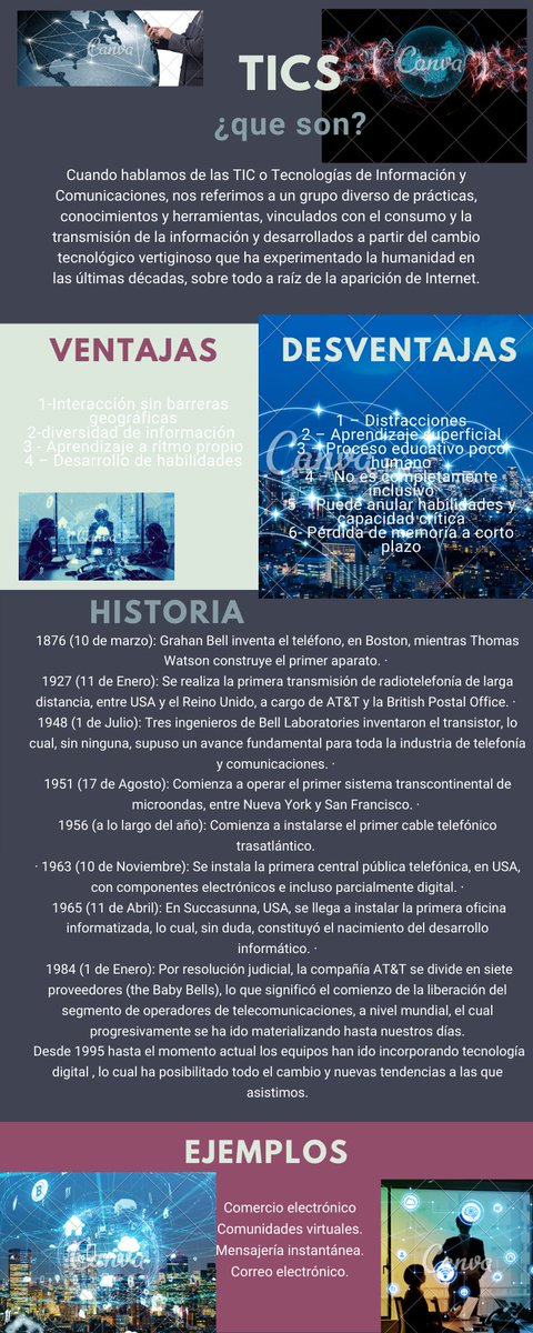JuanRamirez239's tweet photo. Las áreas de la inf y de la comunicación han visto potenciadas gracias al desarrollo de la tecnología, creándose lo que se conoce bajo el nombre de TIC o tecnologías de la inf y la comunicación, las cuales han revolucionado los procedimientos de transmisión de la información. https://t.co/6QEikRV2Sh
