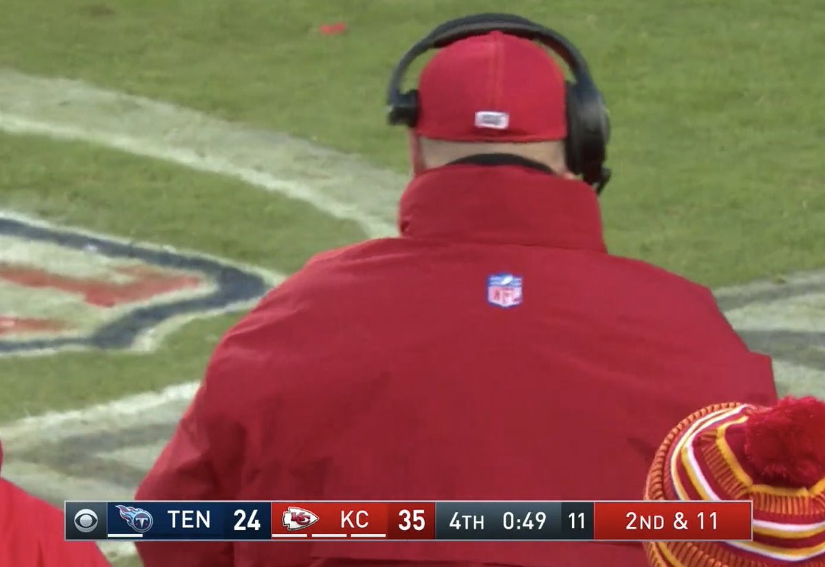 What's more impressive than the Chiefs going to the Super Bowl?

Andy Reid did it with three timeouts left.