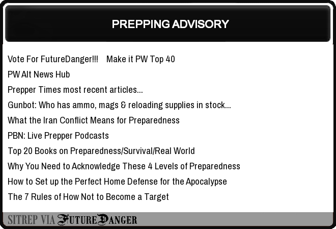 FutureDanger6's tweet photo. #FutureDanger #PreppingAdvisory @PrepperRadio
HeatMap Column 1> https://t.co/gdp5wQDsC7 https://t.co/zuBq9excQY
