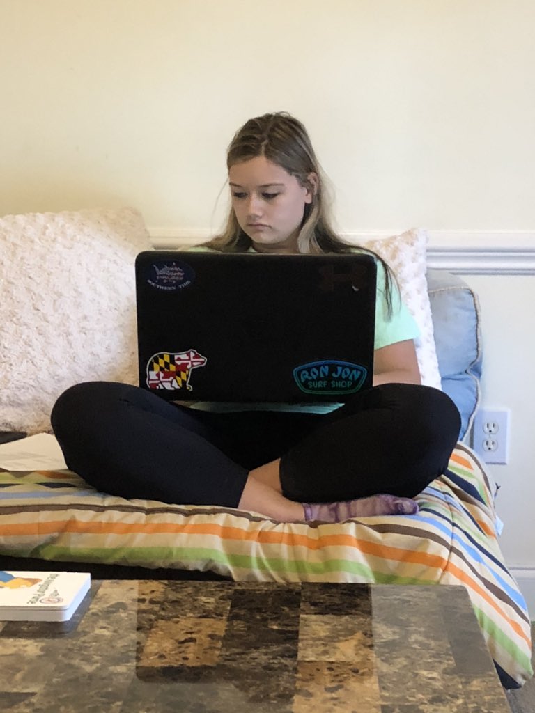 k9kayaks's tweet photo. #CousinMorgan #GodDaughter @M_clementson doing homework 💻 will be getting her #TeachingDegree 🍎 May 2020 from #LimestoneCollege #determined #goals #HeartOfGold https://t.co/pTejZIYqHv