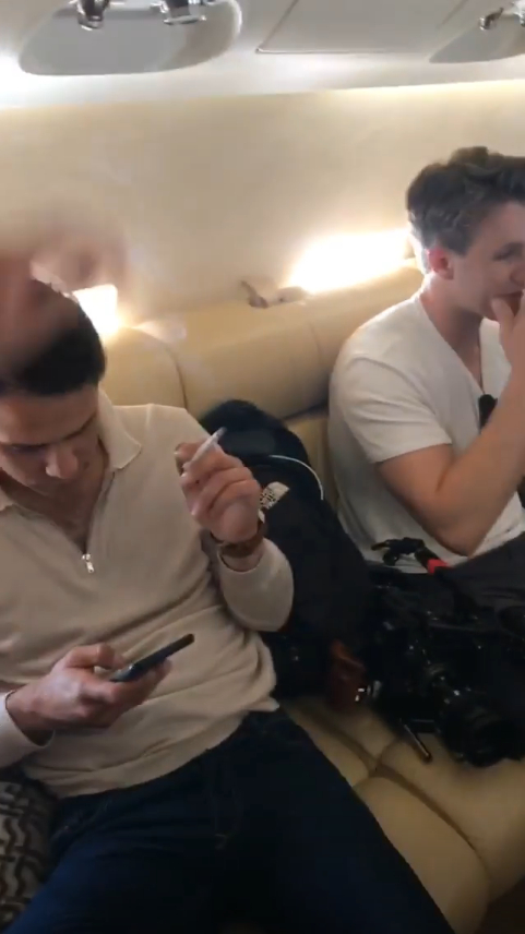 JuttaFreudig's tweet photo. #MusketeersEurope #LukePasqualino #lucapasqualino 😍✈️❤️ #FlightEdition #PrivateJet #RoadToCannes #LucaLundi https://t.co/ZNzkHNcNpk