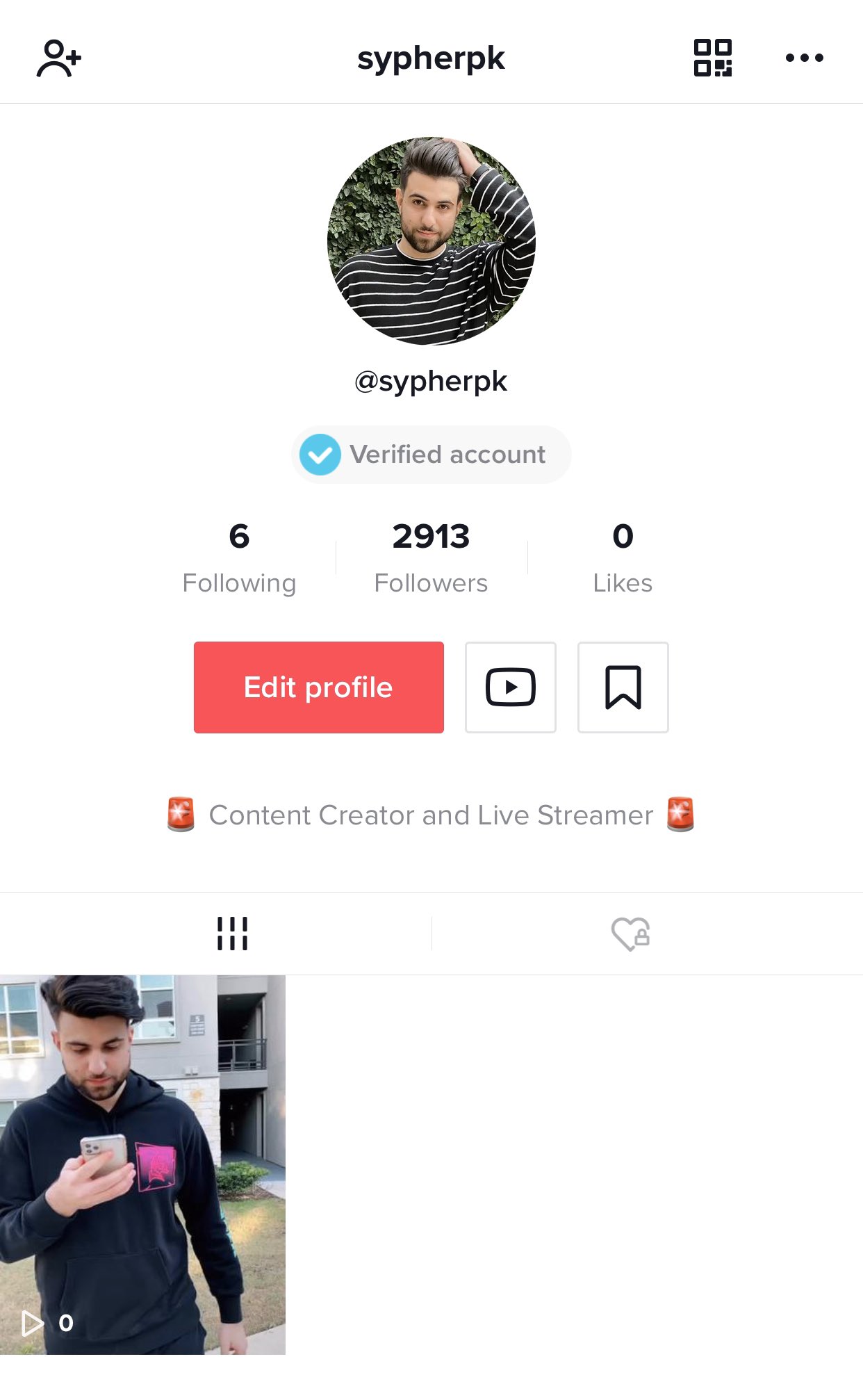 SypherPK on X: We're verified now first tik tok video this