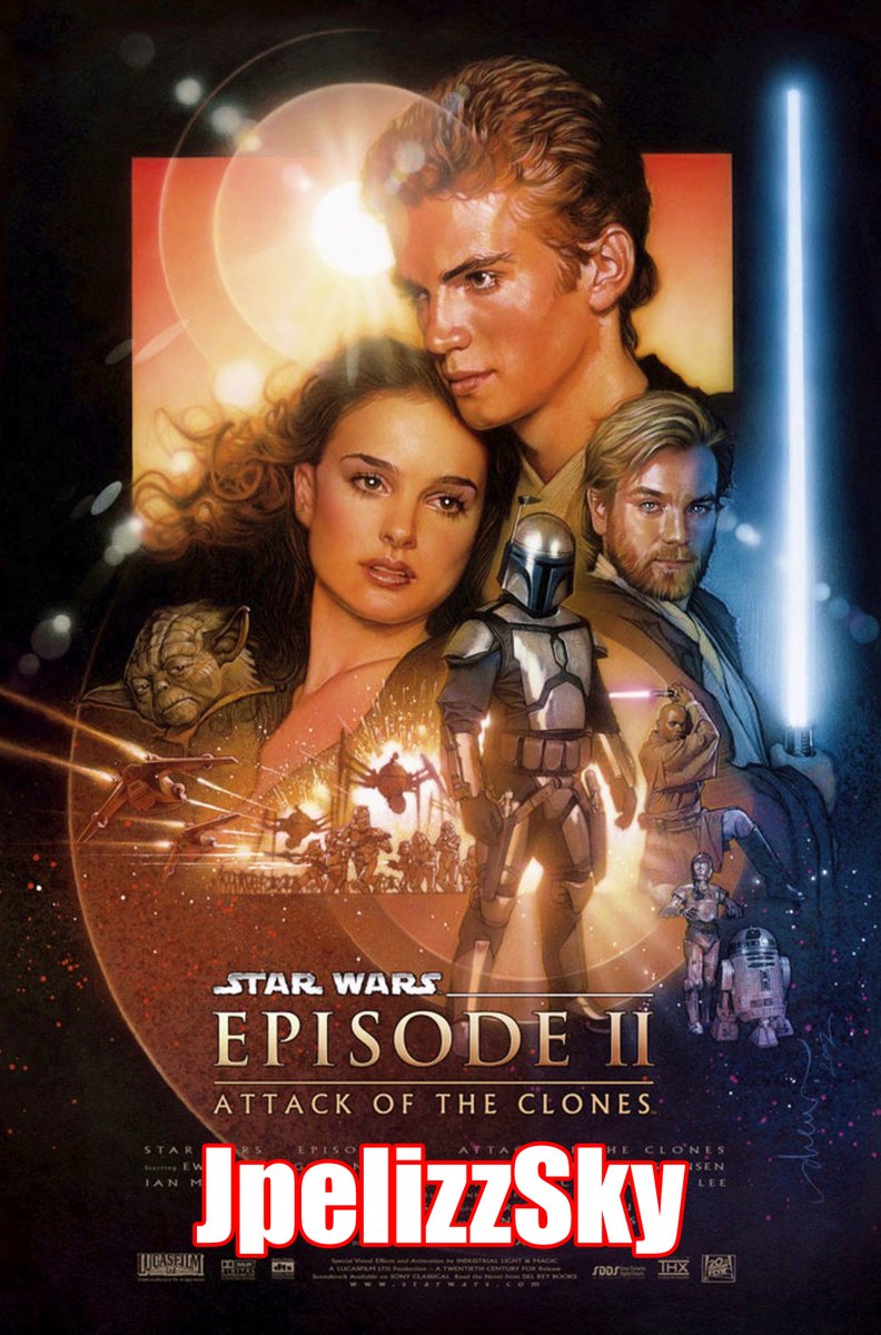 jpelizzsky's tweet photo. #Hola #Jpelizzsky traigo una #pelicula que les #quiero #compartir: Star #Wars: Episodio II – El ataque de los clones (2002) 1080p HD MKV Latino-Ingles [Google Drive]
Link Drive: https://t.co/FSEf3MNewG
Mas #detalles sobre la #pelicula el siguiente link:
https://t.co/hhMEKdXMCz https://t.co/IST4SShL0r
