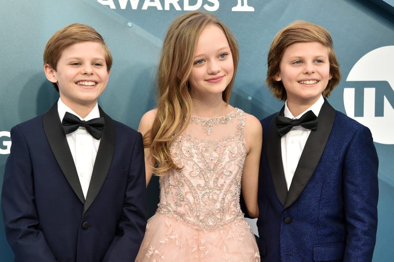 kursadturksen's tweet photo. #SAG 
Nicholas Crovetti, Ivy George, and Cameron Crovetti https://t.co/81cgRu9pt9