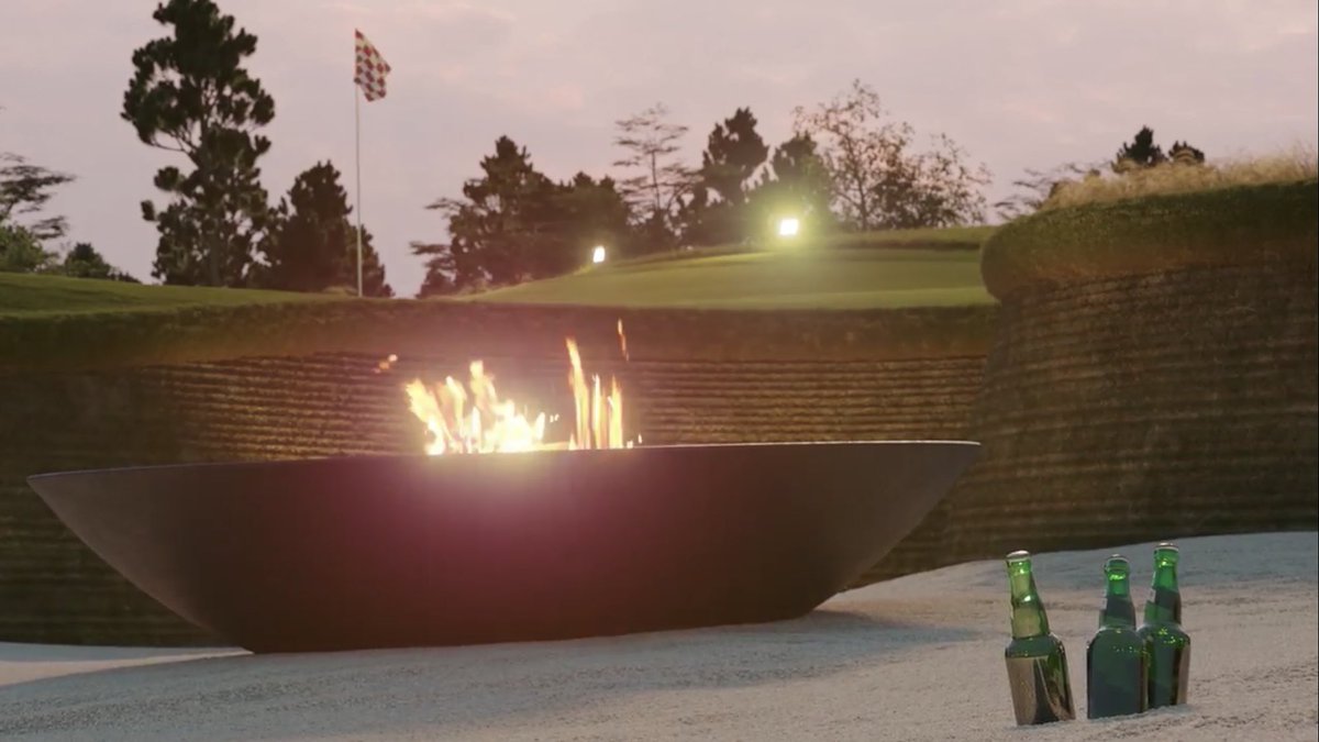 lipouts's tweet image. I just saw @harriskalinka’s rendering of @Pizagolfdesign’s “golf lounge” concept at a private residence in Mexico City. I think most golfers could get behind this...