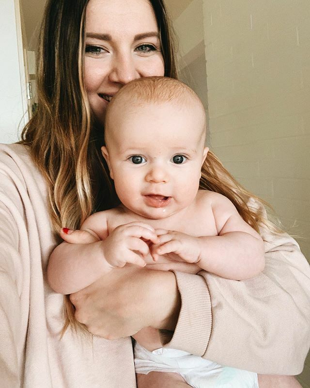 Once a month, I strip him to his diaper  and take photos of him. Then smother him with kisses and wish I didn’t have to blast the heat and wait til picture day to enjoy this delicious baby skin. #3months ift.tt/2NDv7RC