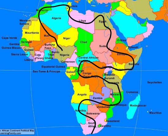 RotaHelp's tweet image. What if we united Africa through a new highway??! ☺️ Haha just kidding... 🤭 Unless?? 👀 #Africa #ROTAHelp #HighwayToHelp
