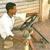 RotaHelp's tweet image. Now this guy has the spirit! 🤩 Smart man! 🧠 Let&apos;s build him a highway to fulfill his dreams!! #Africa #HighwayToHelp #ROTAHelp