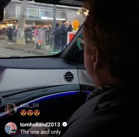 Tom Holland is me talking about Robert Downey Jr.