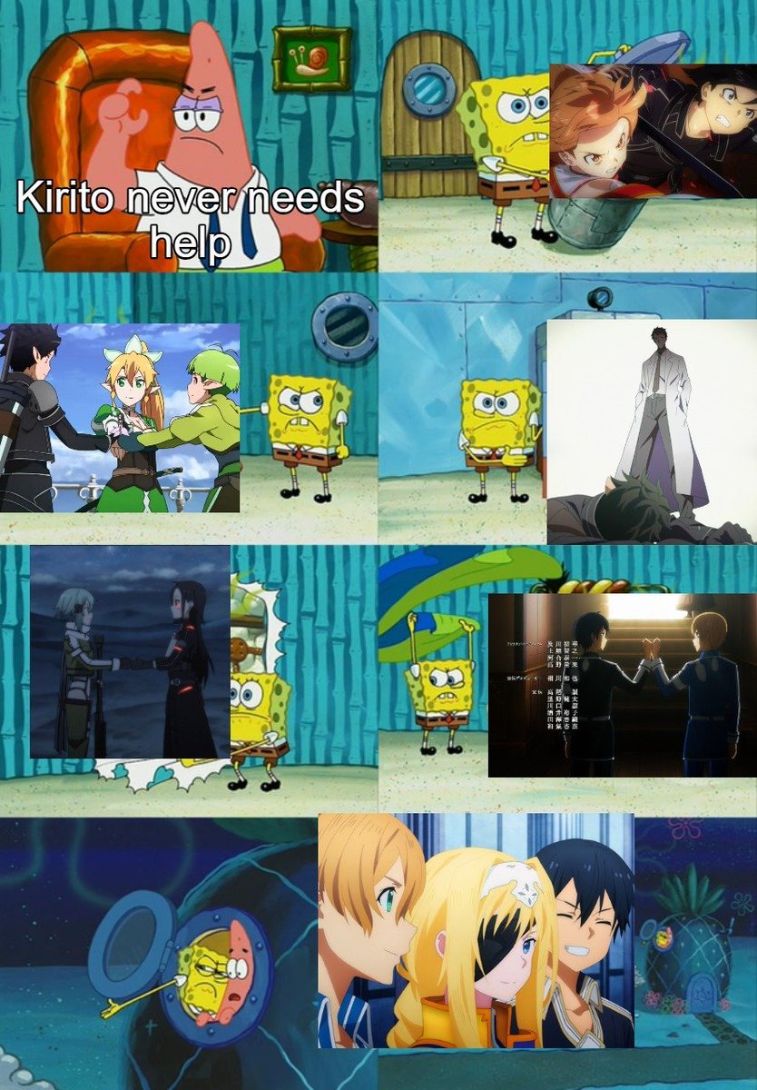 Aincrad Archive Twitterren Kirito Is Not Op And Sao Is Not A Harem 99 9 Of The Females In The Series Are Not Interested In Him Romantically He Loses Alot Of Fight And