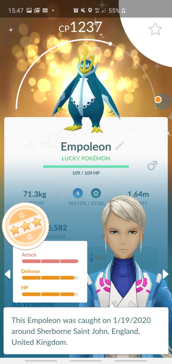 TheComicConGeek's tweet photo. How was your #PokemonGOCommunityDay ? I got 17 shiny Piplups! Inc a rare 0 rated iv #Piplup. Oh and I traded a shiny for a shiny and it became a lucky #Pokemon . @PokemonGoApp #Geek #gamers #gaming https://t.co/couiJXCxlH