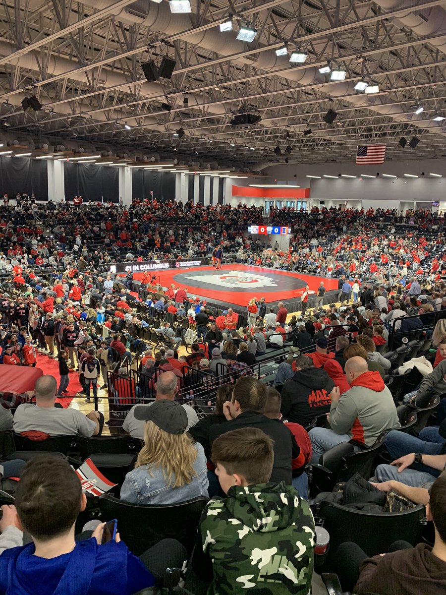 MadisonWrestler's tweet image. Results from Licking Heights: Jamie Harrison, Sample, &amp;amp; Knight 6th place. Blough and Metz 5th place. Davidson and Derrick Zirkle 4th place. Zirkle, Plummer, &amp;amp; McKeon are 2nd place.

Team finished 5th.
Good job guys! ⚡️🤼‍♂️⚡️

On the way home we caught a Ohio State match! 🤼‍♂️🌰🤼‍♂️