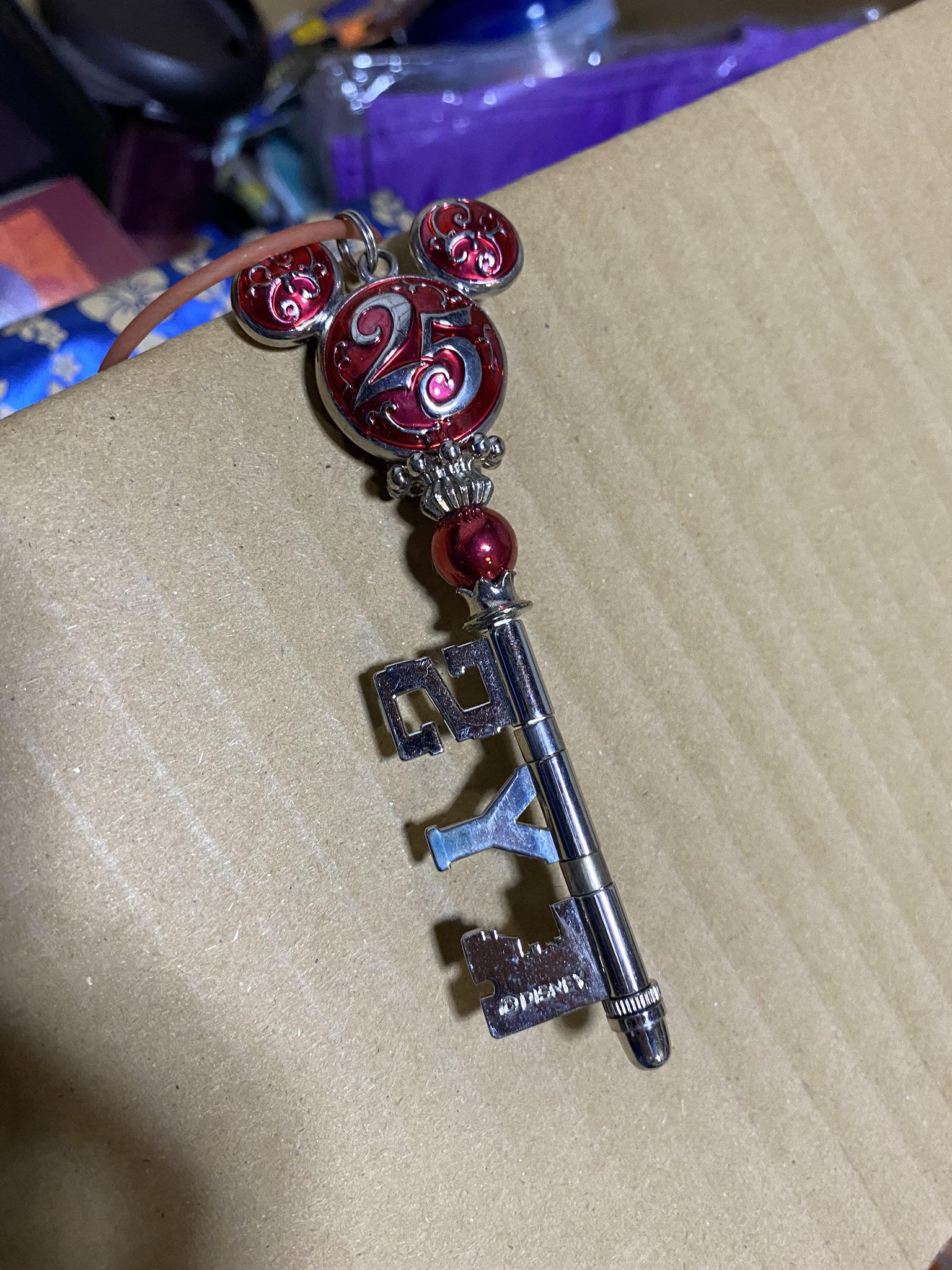 Yumickey 実家整理してたら懐かしい物発掘した ディズニー Disney 25周年 ドリームキー T Co 0ngmme2hol Twitter