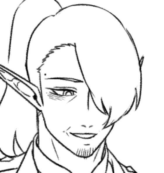 ..... I'm that person who draws ossans by adding lines to an ikemen's face skfnkajf