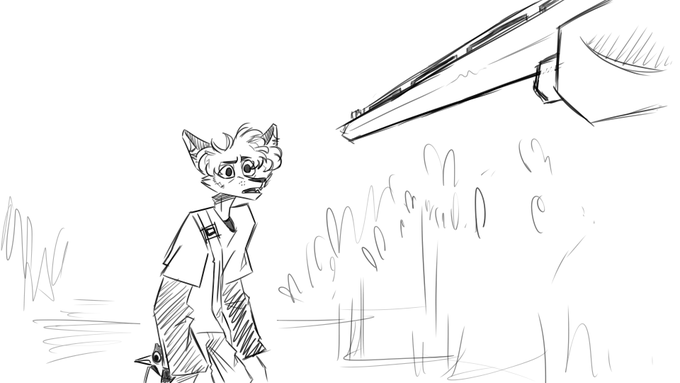 wHOOPS his fly was down, quite indecent 