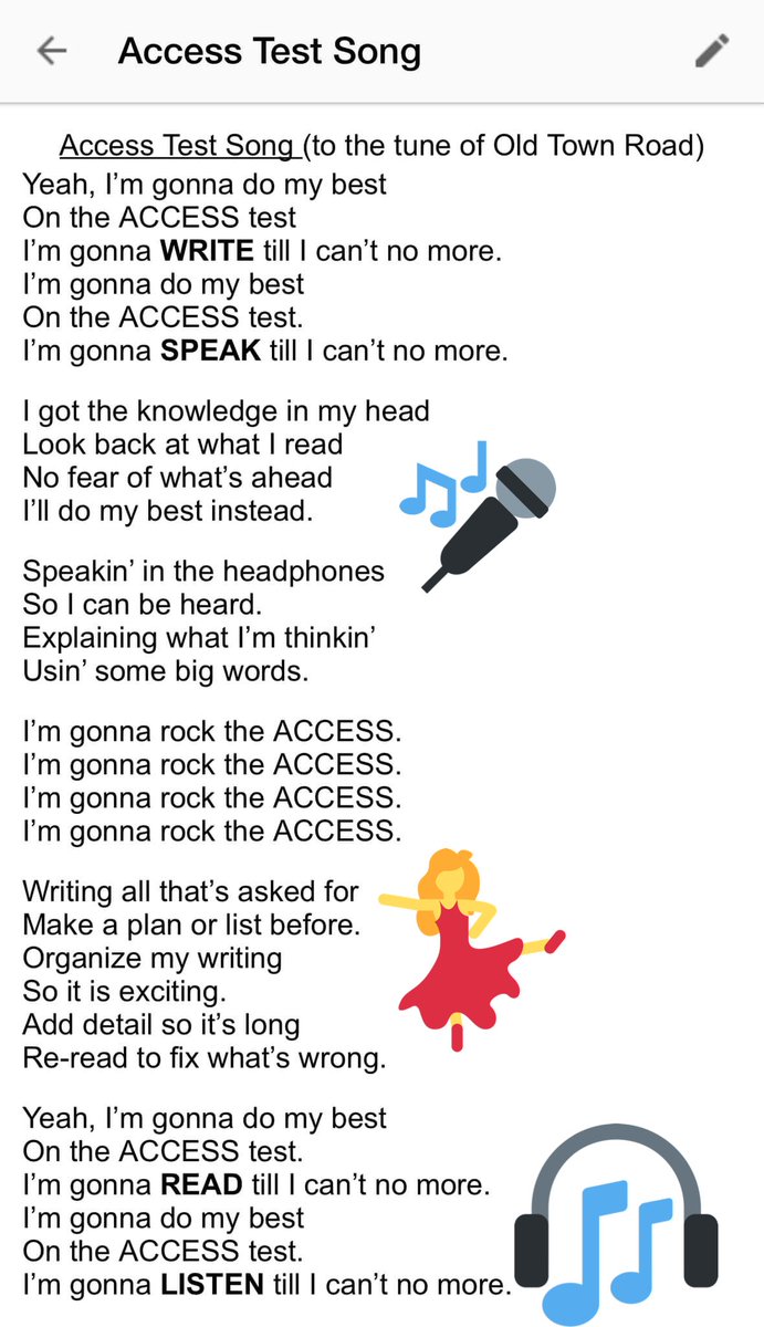 monstar_01's tweet photo. Shared in @ValentinaESL FB group: https://t.co/8NqseZEJUa for @WIDAConsortium #ACCESStesting #Motivation 🎤 🎼 🎶 🙌🏼 https://t.co/rOooO0RceM ⬅️ post if you perform!!!! #ellchat https://t.co/QcdmV9XVTF