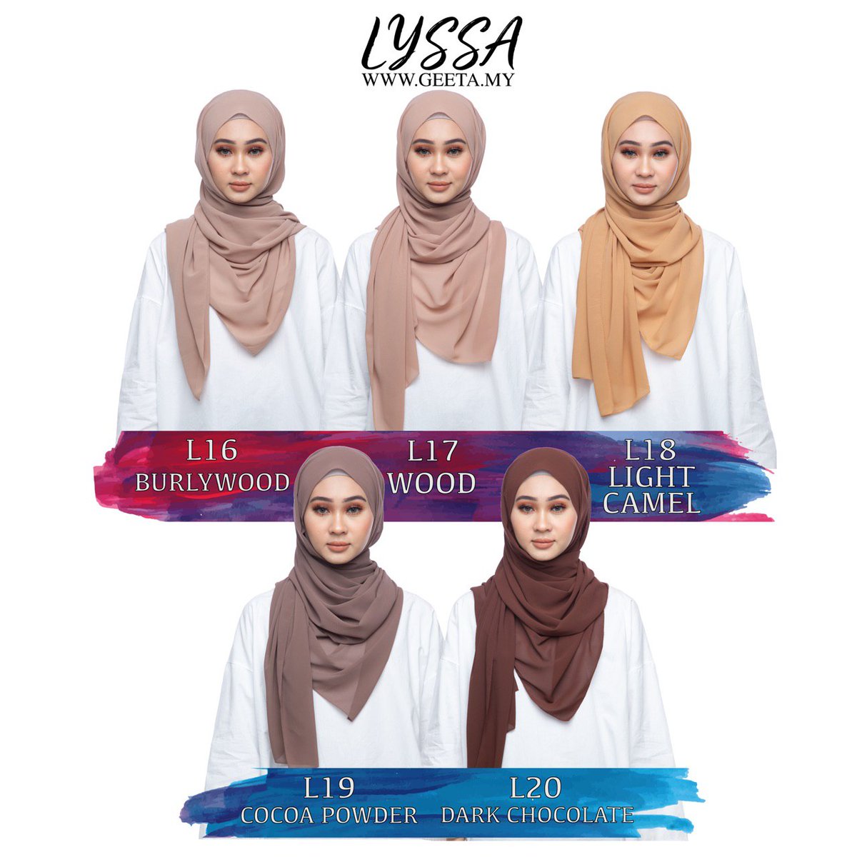 LYSSA EYELASH CHIFFON SHAWLRM 29 exclude postageMaterial: Heavy chiffonMeasurement: 0.7M X 1.8MEyelash finishing