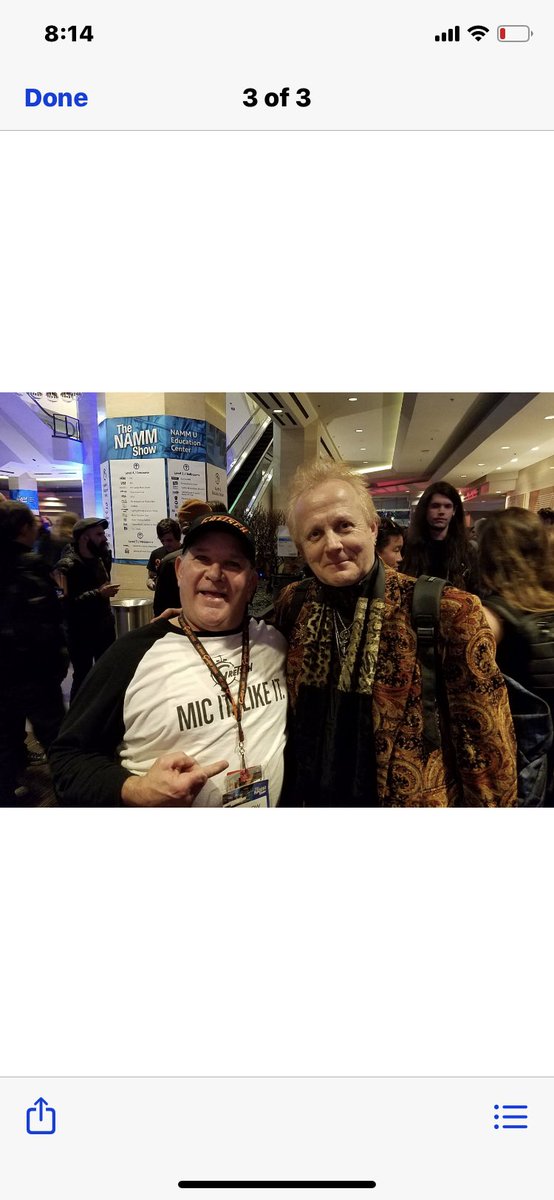 Ran into Alain White from yes