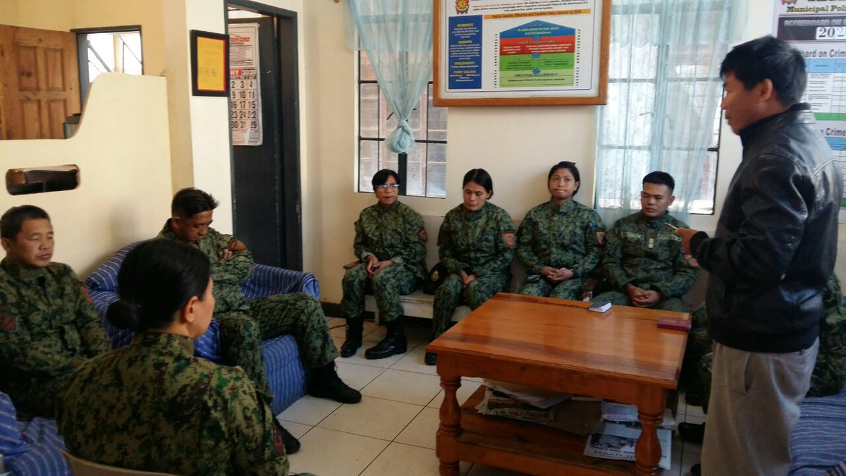 PNPSagada's tweet photo. Squad Activity relative to the Enhanced Revitalized PNP Internal Cleansing Strategy
#ReligiousActivity
#SquadWeeklyInteractiveMeeting
#PNP
#CPNP_ARCHIE_GAMBOA
#PNPPATROLPLAN2030 https://t.co/uHcBhsvcM5