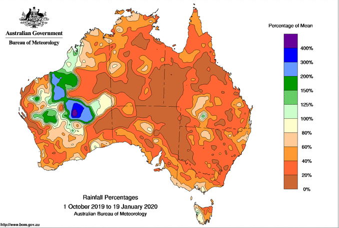 The wet season is not a competition..... but if it was.... WA is winning