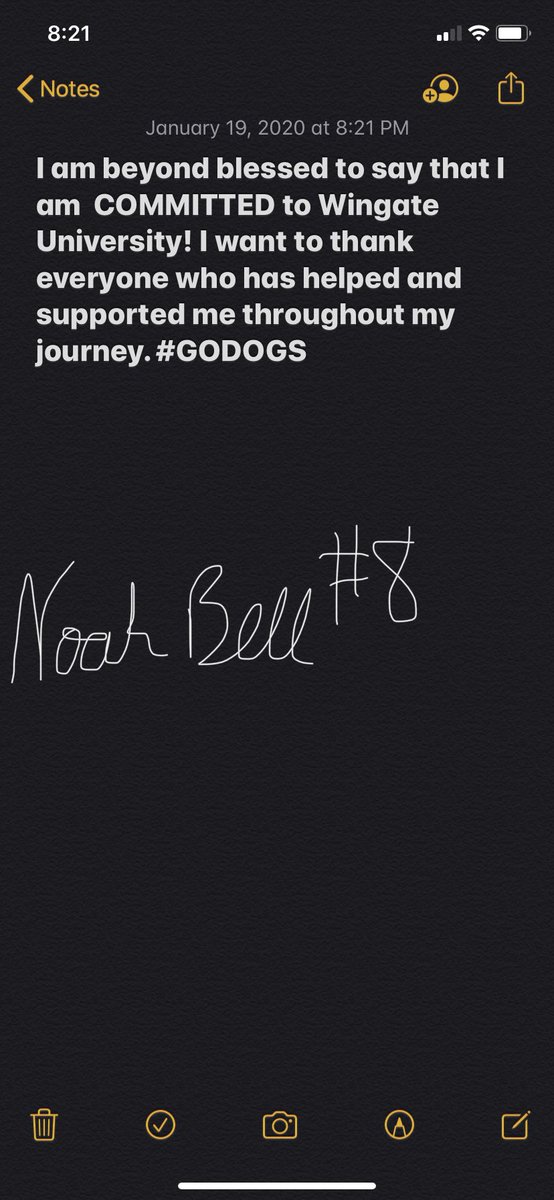 noahbell08's tweet photo. COMMITTED❕ #WingateNation #OneDog https://t.co/SJd4IQJxqA