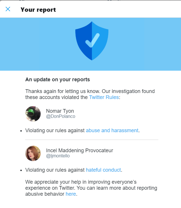LtheLosing's tweet photo. Justice Report! #HeroesofLetters https://t.co/cQsXNqoTv5