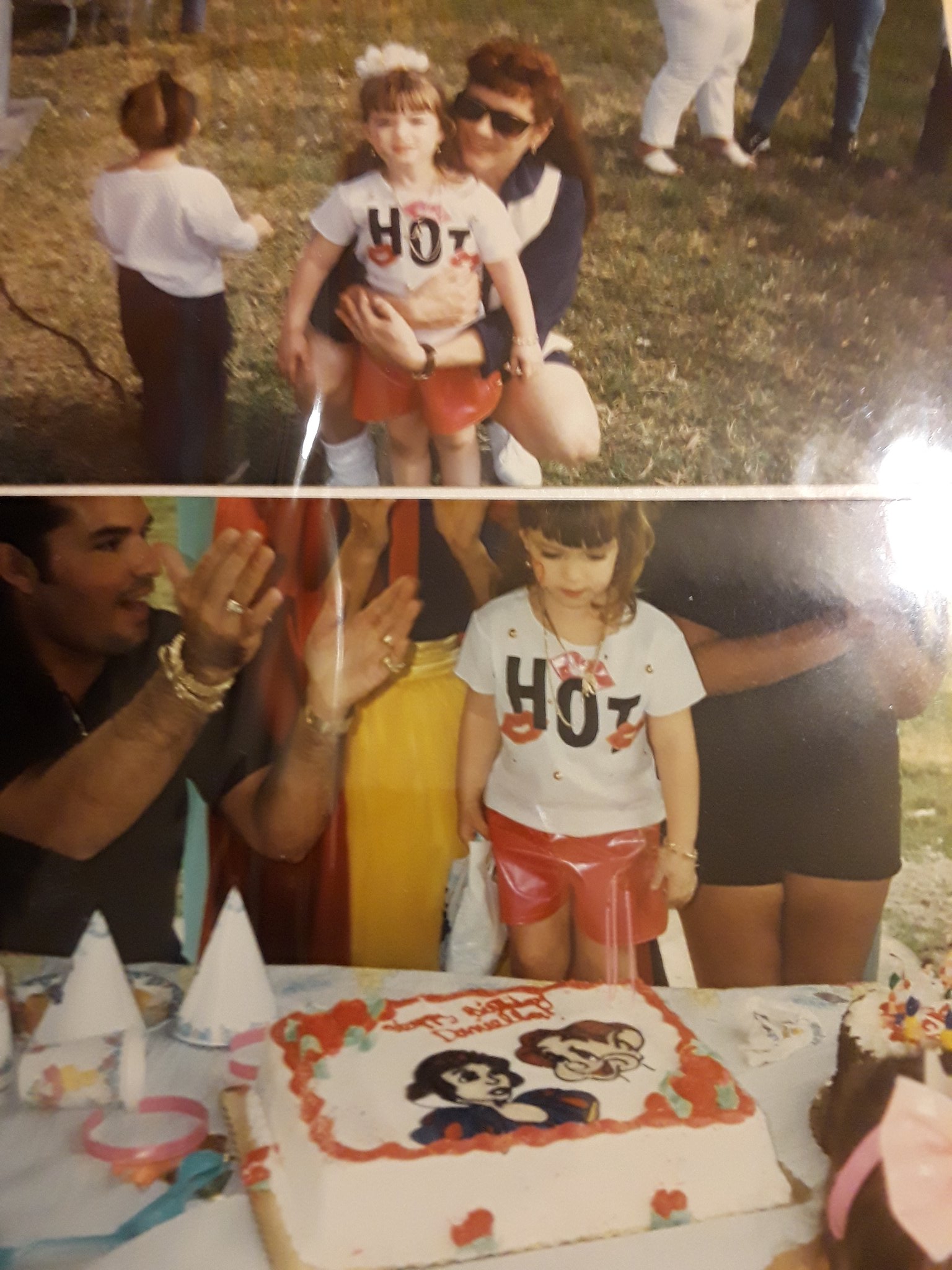  with her Father &Grandmother Happy Birthday 