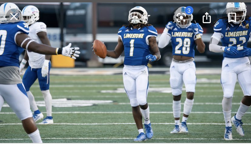 devnotdav's tweet photo. Extremely excited to announce that I’ve received my 2nd offer from Limestone College ⚜️🔵 #gosaints @LaneKnost @LimestoneFB https://t.co/DO5qsGWJU0