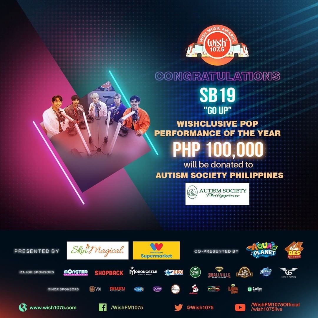sonymusicph's tweet photo. What a show! 🤯🤩 Congratulations to our artists, @SB19Official and @BenAndBenMusic for winning the following categories!! Congratulations again to @wish1075 for a successful show! 🥳

#WishMusicAwards https://t.co/HyzkIq3Z6N