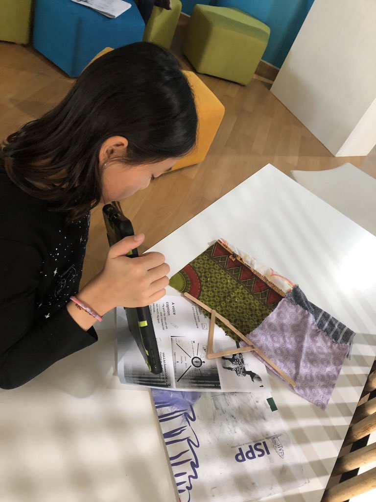 carney_dana's tweet photo. #reflecting on our #CreativeCycle using @Seesaw @ISPPCambodia today. What were my goals? How did I develop my ideas? What was some valuable #feedback I received? How am I feeling about my artwork? @kpackteacher #pypart https://t.co/IFRkmcAnU0