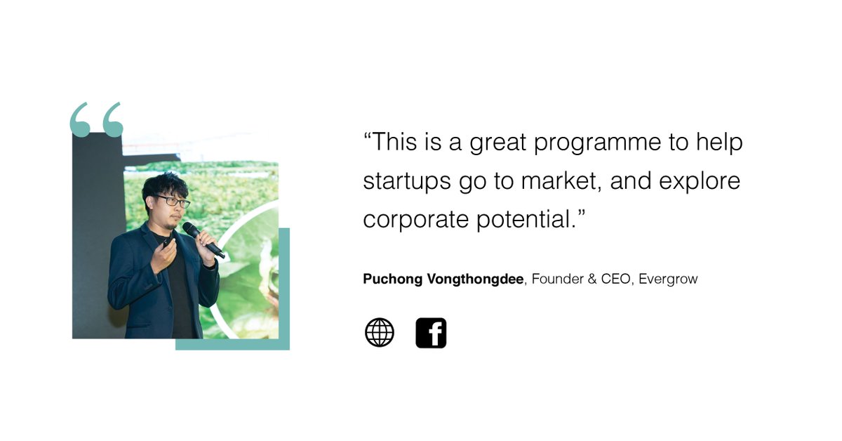 NestIdeas's tweet photo. We asked Puchong Vongthongdee, Founder &amp; CEO what his key takeaway from the AGrowth programme was: "This is a great programme to help startups go to market, and explore corporate potential."

Proud to see our cohort accomplishing their goals! https://t.co/n1p5ibuvoS