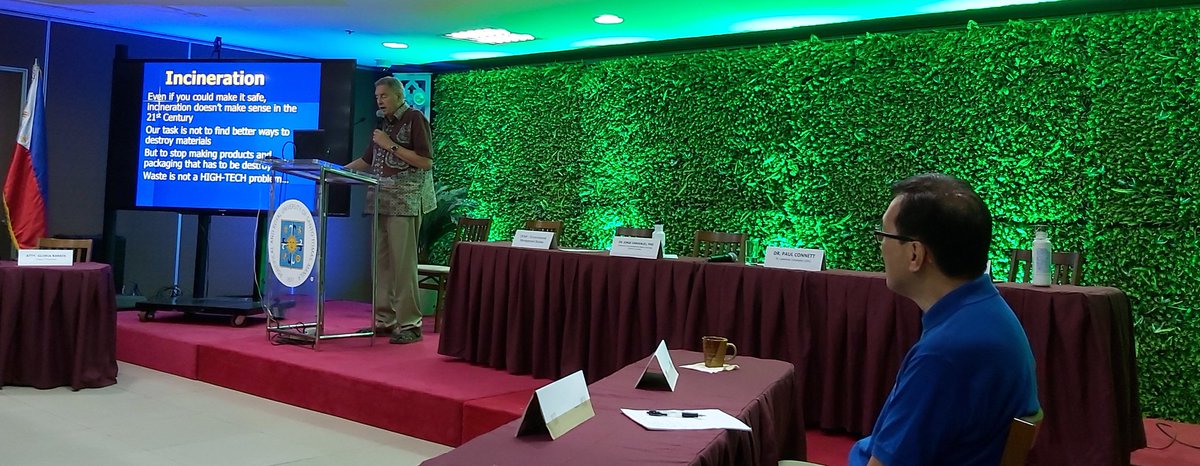 ZeroWasteFroi's tweet photo. Our task is NOT to find better ways to destroy materials, our task is to find ways to stop making materials that needs to be destroyed. - Dr. Paul Connett at @ZeroWasteAsia #WTEorWOEforum

#GoForZeroWaste #BreakFreeFromPlastic https://t.co/PsIm9DkXi8