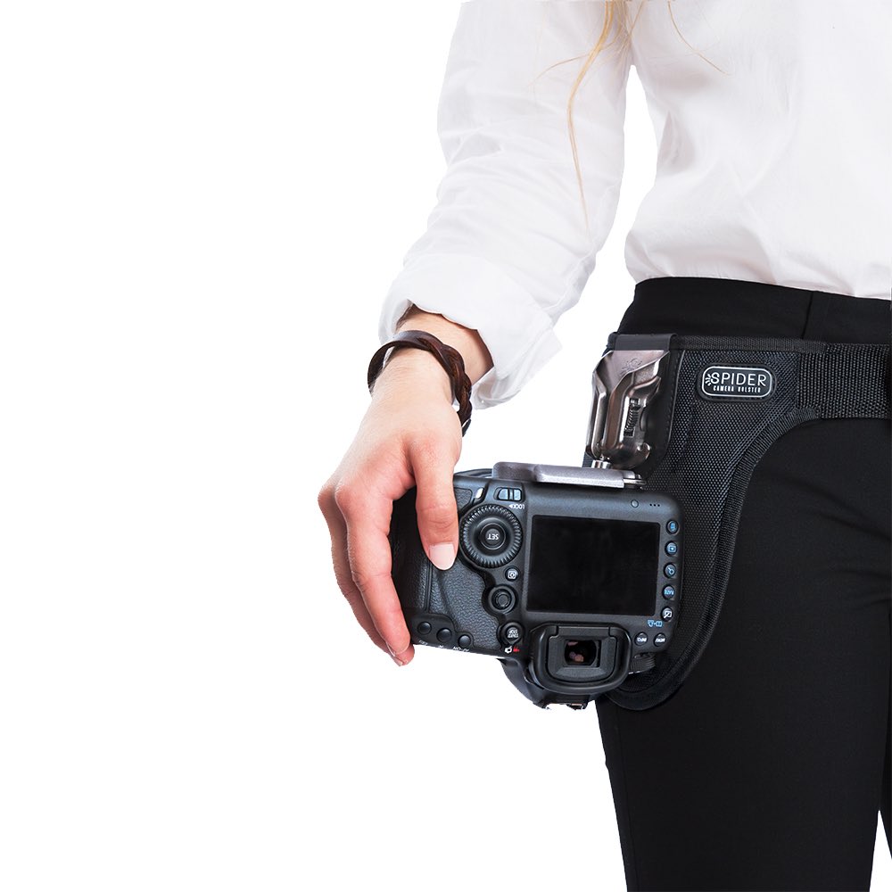 I finally saw a <a href="/spiderholster/">Spider Holster</a> in action at <a href="/ImagingUSA/">Imaging USA</a> today, and WOW! This is going to change everything about how I do events! So excited to bring one home today.