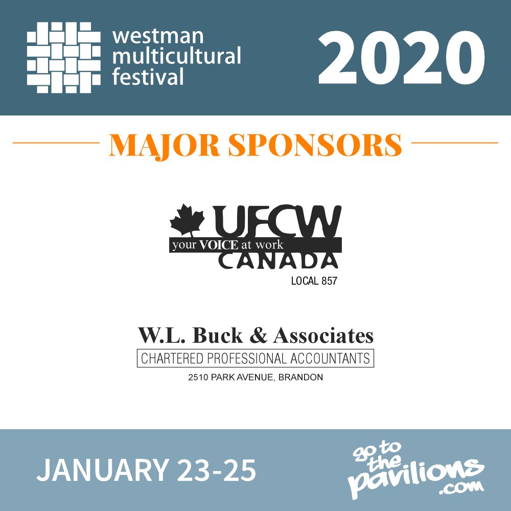 For 17 years we've been able to showcase the cultural diversity of the Westman region because of our gracious supporters. We are grateful. #gotothepavilions #wmmfest2020 #community #support #culture #diversity #bdnmb #westman