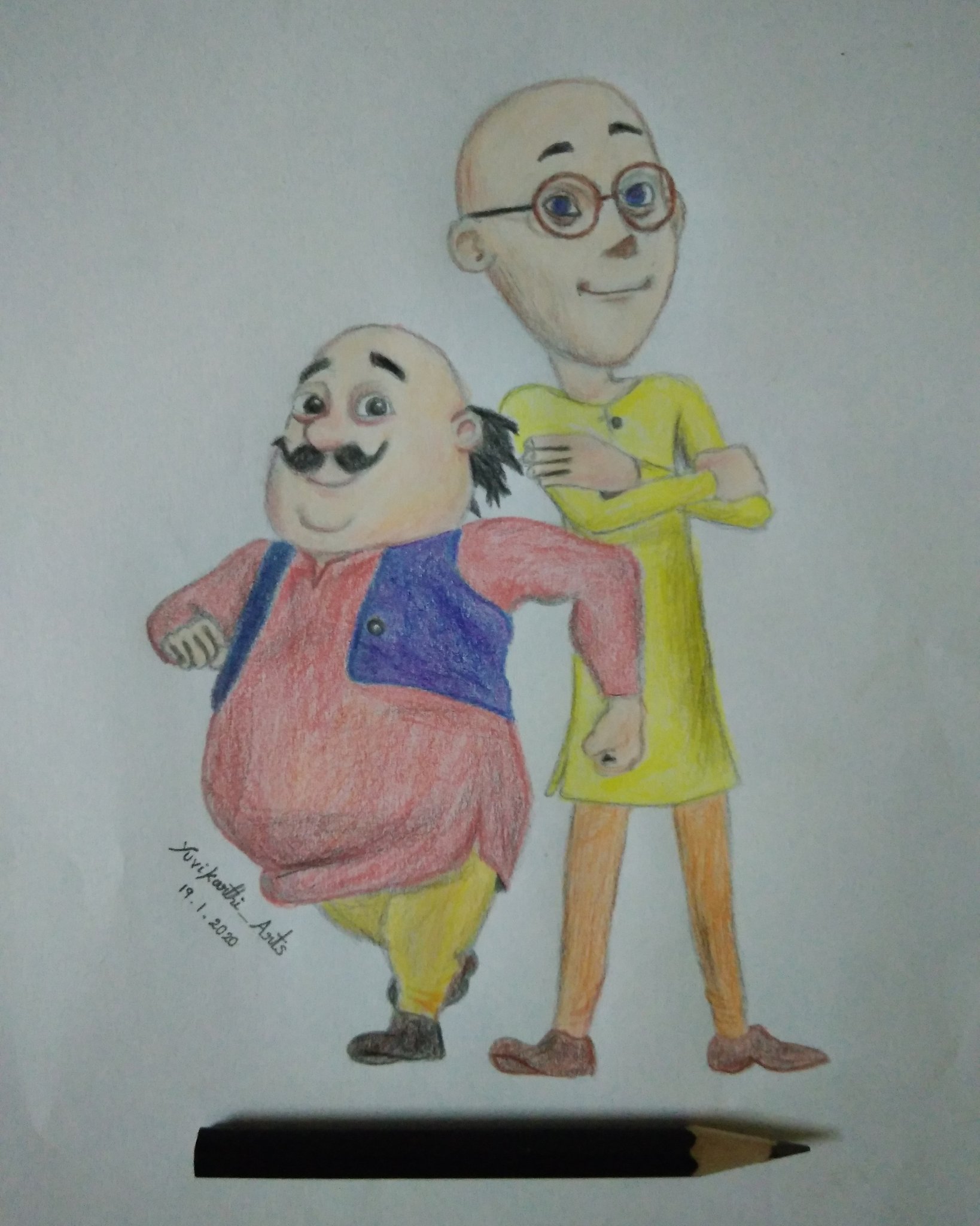 Motu Patlu drawing by MelissaAndGhasitaram on Newgrounds