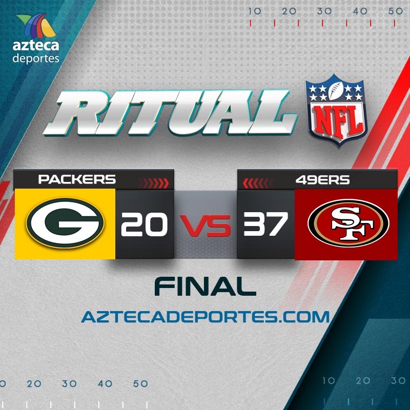AztecaDeportes's tweet photo. #LaLeyDelMásFuerte💪🏼🏈

¡¡¡Habemus #SuperBowlLIV! 

#ChiefsKingdom enfrentará a #GoNiners luego de la victoria frente a #GoPackGo por el título de la Conferencia Nacional.🔵 https://t.co/eZlT5M3Ubu