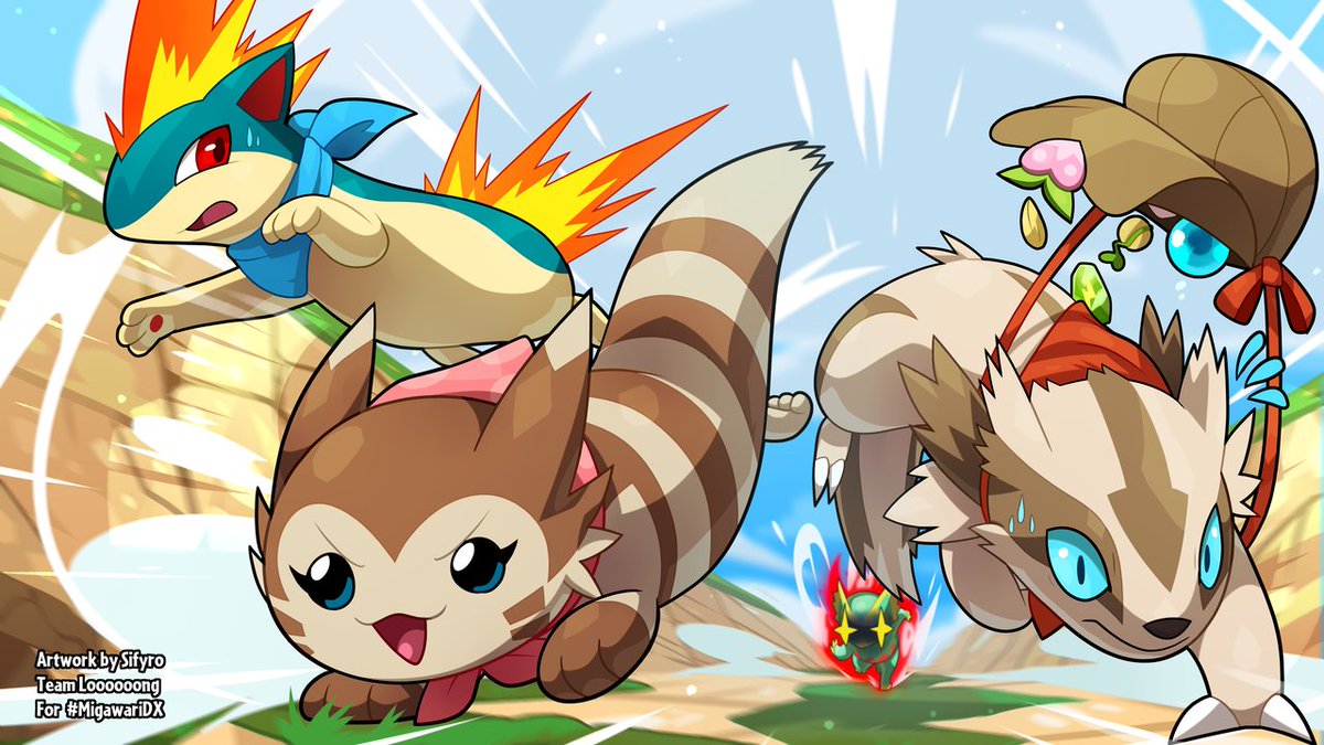 sifyro's tweet photo. Team Loooooong in action!
The best t̶h̶i̶e̶v̶e̶s̶ treasure hunters of the town spamming Agility on every quest.

Entry for #MigawariDX PMD contest.

Drew this during the stream, follow me in twitch https://t.co/BcJ7CQcYaK

#pokemon #PokemonMysteryDungeon #PokemonMysteryDungeonDX https://t.co/9cBsDHhBnK