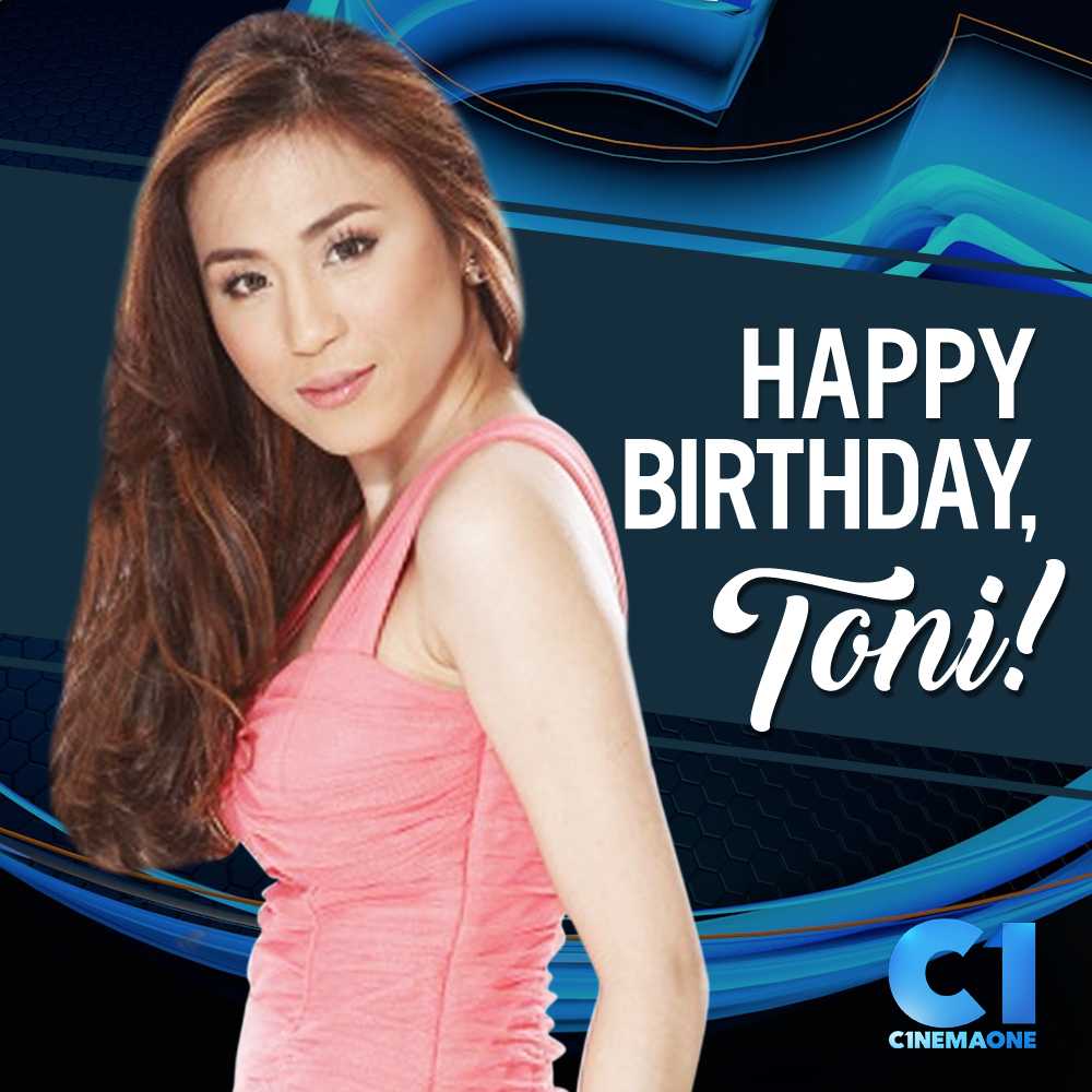 Happy birthday, Toni Gonzaga! From 
