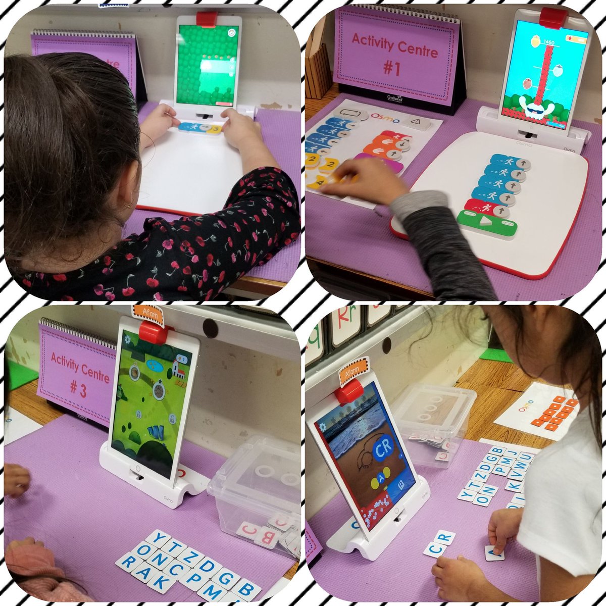 Msparkatlang's tweet photo. This week @RJLangEMS_tdsb, the Gr 2 Ss were coding, working with numbers and words on @PlayOsmo 
🤔💡❤🤖🔢 https://t.co/QbDmeSqcqb