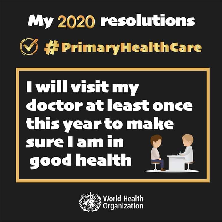 syez2005's tweet image. 2020 онд би өөрийн эрүүл мэндэд анхаарал тавьж, өвчнөөс хамгаалах, урьдчилан сэргийлэх арга хэмжээг хэрэгжүүлнэ:

🏥 Урьдчилан сэргийлэх үзлэгт хамгийн багадаа 1 удаа хамрагдана!

#HealthResolution #PrimaryHealthCare